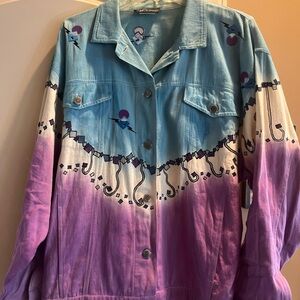 Blue and Purple Gradient Jacket